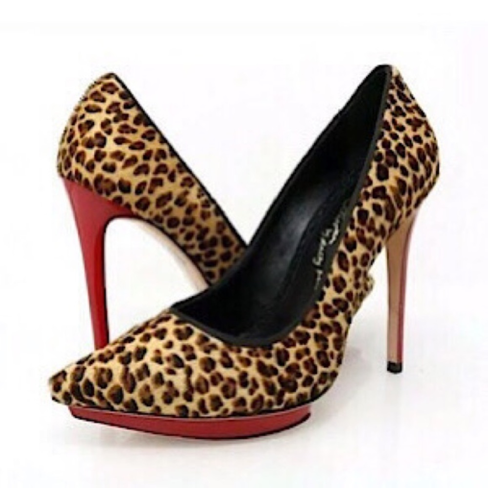 “Like New” Alice + Olivia Platform Leopard Stiletto
